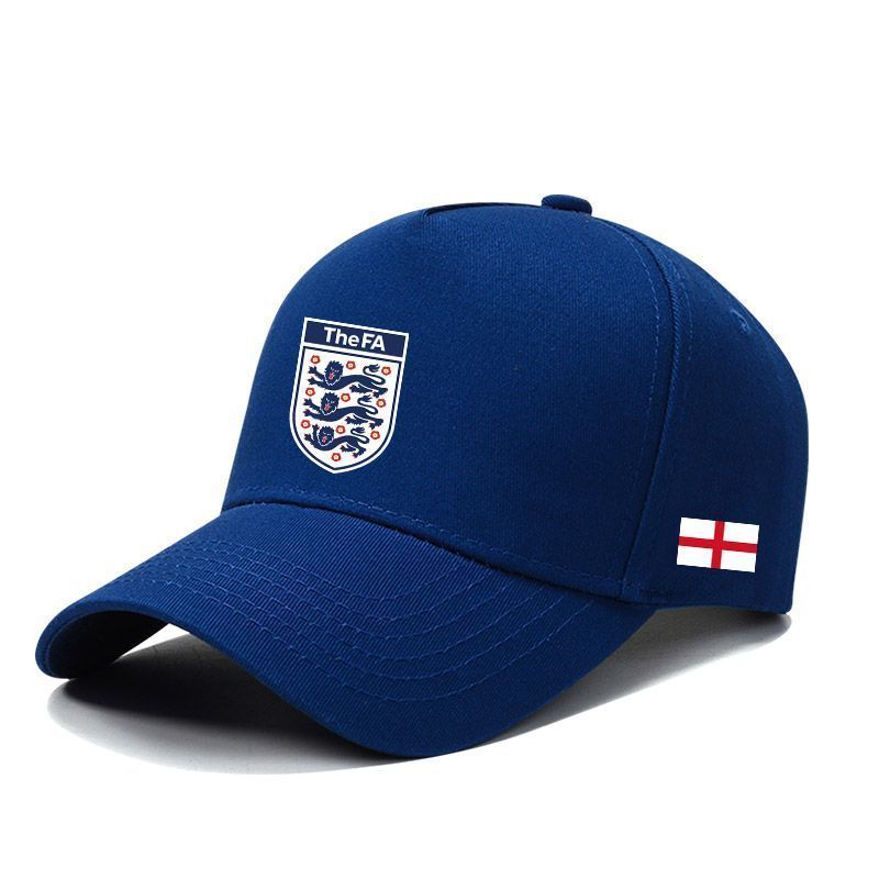 England Team Football European Cup Baseball Cap Sports Hat Sunscreen World Champion Outdoor Sports C