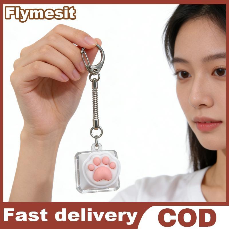 Flymesit คีย์บอร์ด Bread Clier พวงกุญแจ Fidget ของเล่นสําหรับความเครียดบรรเทาในห้องเรียนสํานักงานและ Travel EN