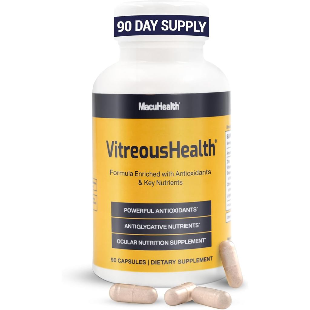 Macuhealth VitreousHealth Evidence-Based Eye อาหารเสริม - 90 แคปซูล RINN