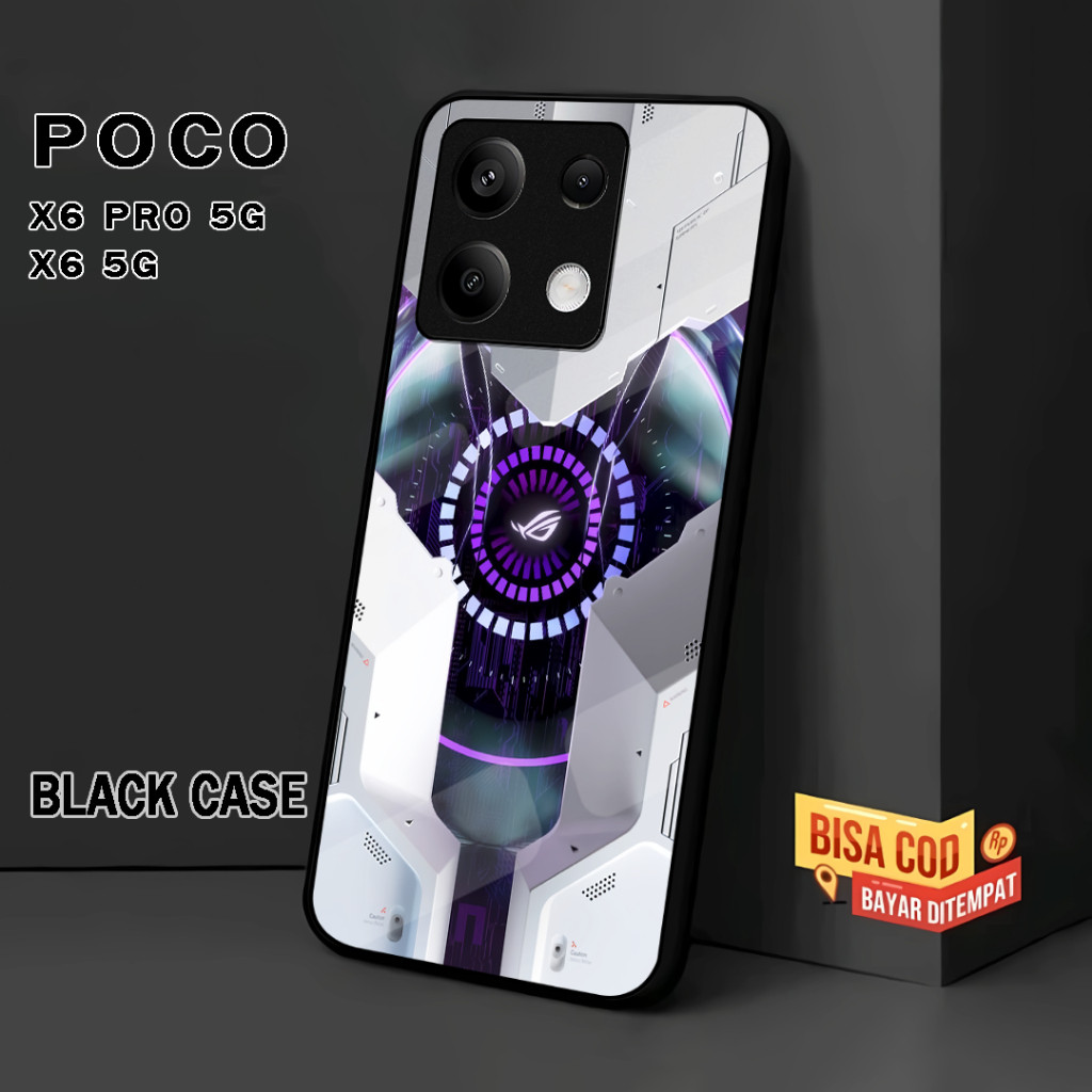 ( RC 13 ) SOFTCASE CASING GLOSSY สําหรับ XIAOMI POCO X6 5G l X6 PRO 5G l M6 PRO 4G l อะนิเมะ motif C