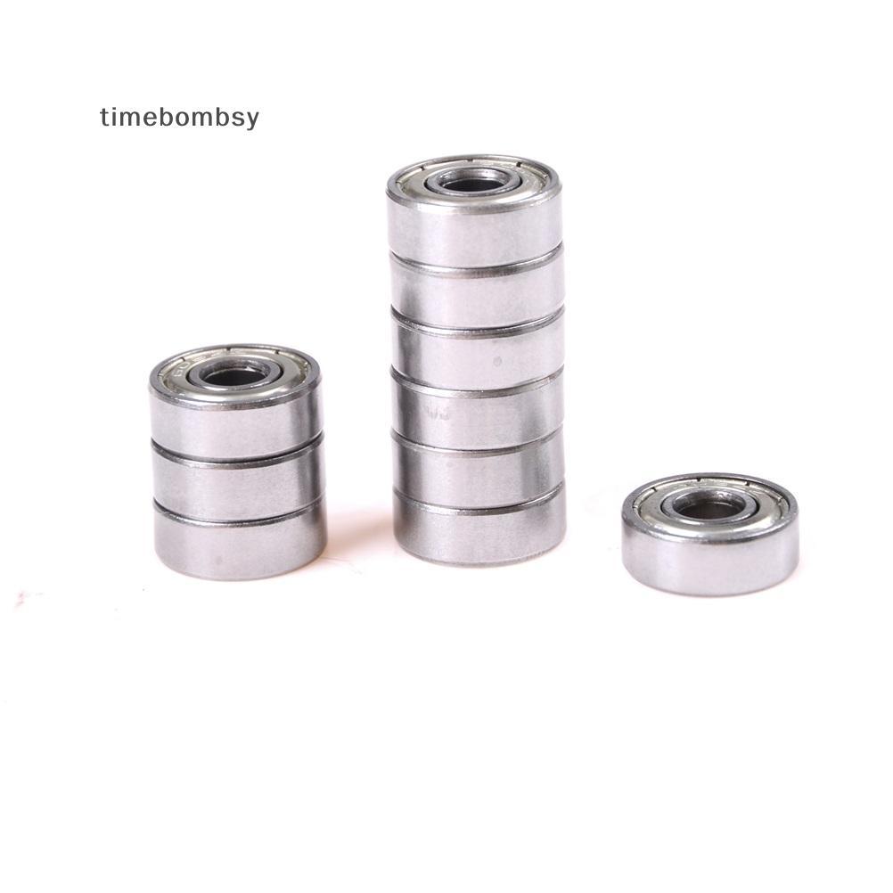 (time) 10 PC 624ZZ 4mmx13mmx5mm 624Z Radial Ball Bearings 3D เครื่องพิมพ์ของเล่น (TH)