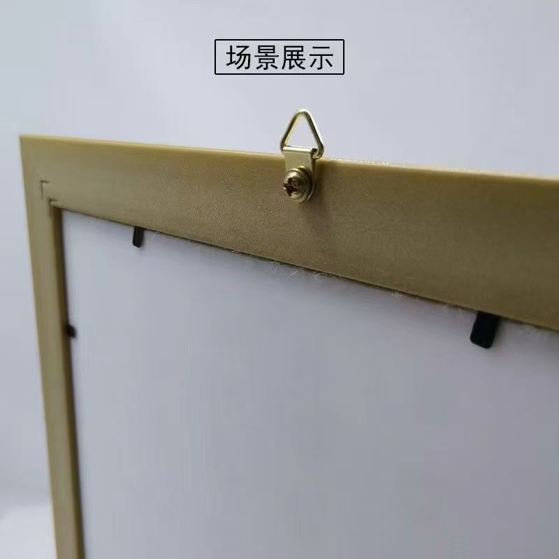 相框挂钩配件三角挂环五金挂扣画框中号吊环照片墙金中三角挂吊环Picture frame hook accessories, triangular hanging ring, hardware hang