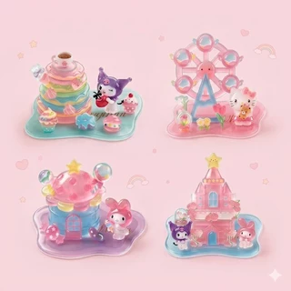 น่ารัก 3D สติกเกอร์คริสตัล DIY Handmade Puffy สติกเกอร์ Stackable ของเล่น Kawaii ตกแต่งสําหรับเด็ก