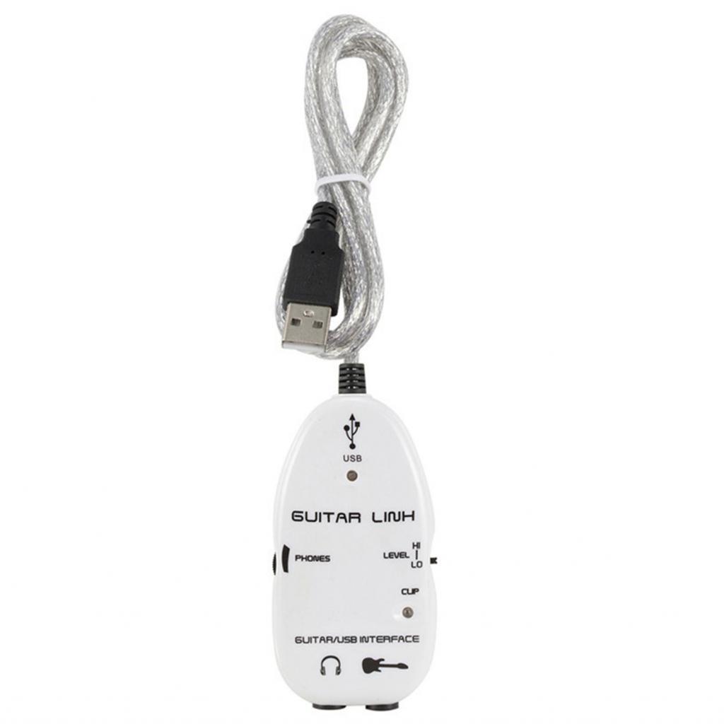Thaihometools-TH SIMBAE Guitar to USB Interface Link Cable Adapter Audio Connector Recorder สำหรับ P
