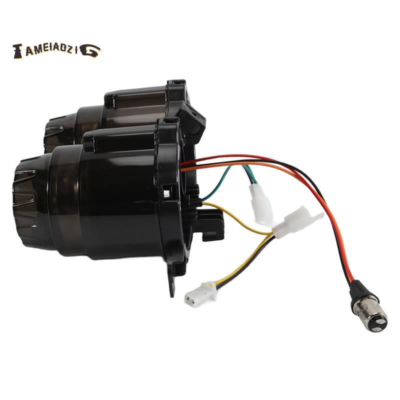 tameiadzigMotorcycle Flasher LED ไฟท้ายแบบบูรณาการสําหรับ BWS 125 YW125 ไฟเบรค