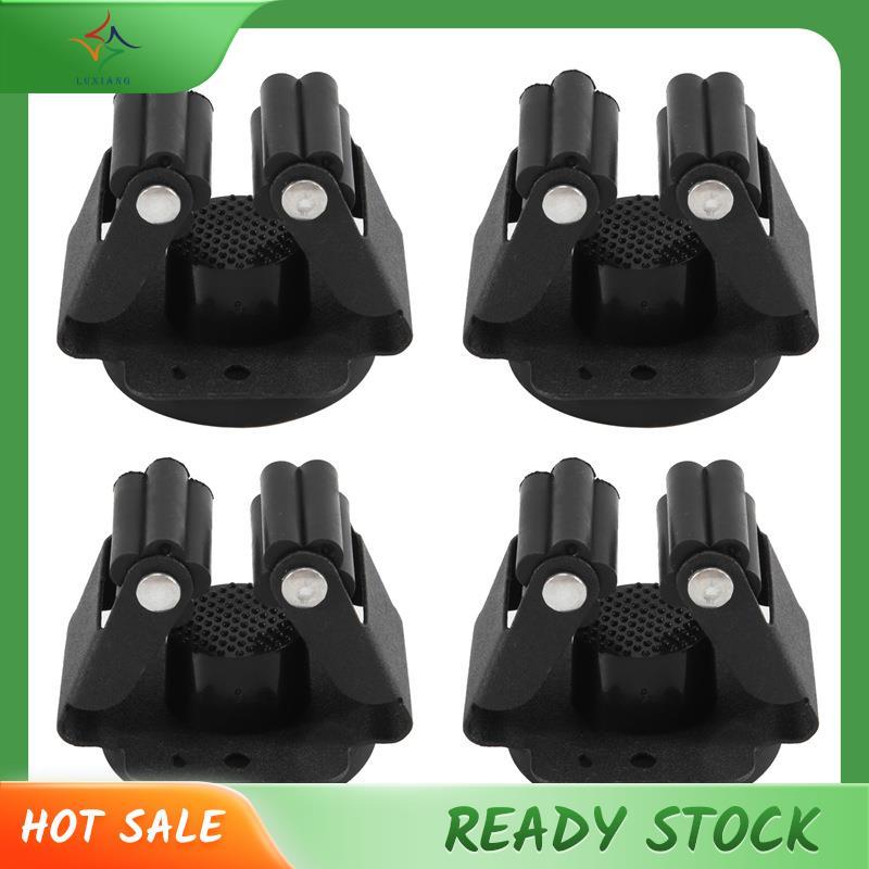 [luxiang.th] 4pcs Magnetic Mop Broom Holder Strong Broom Mop Holder ติดผนังเหมาะสําหรับโรงรถห้องครัว