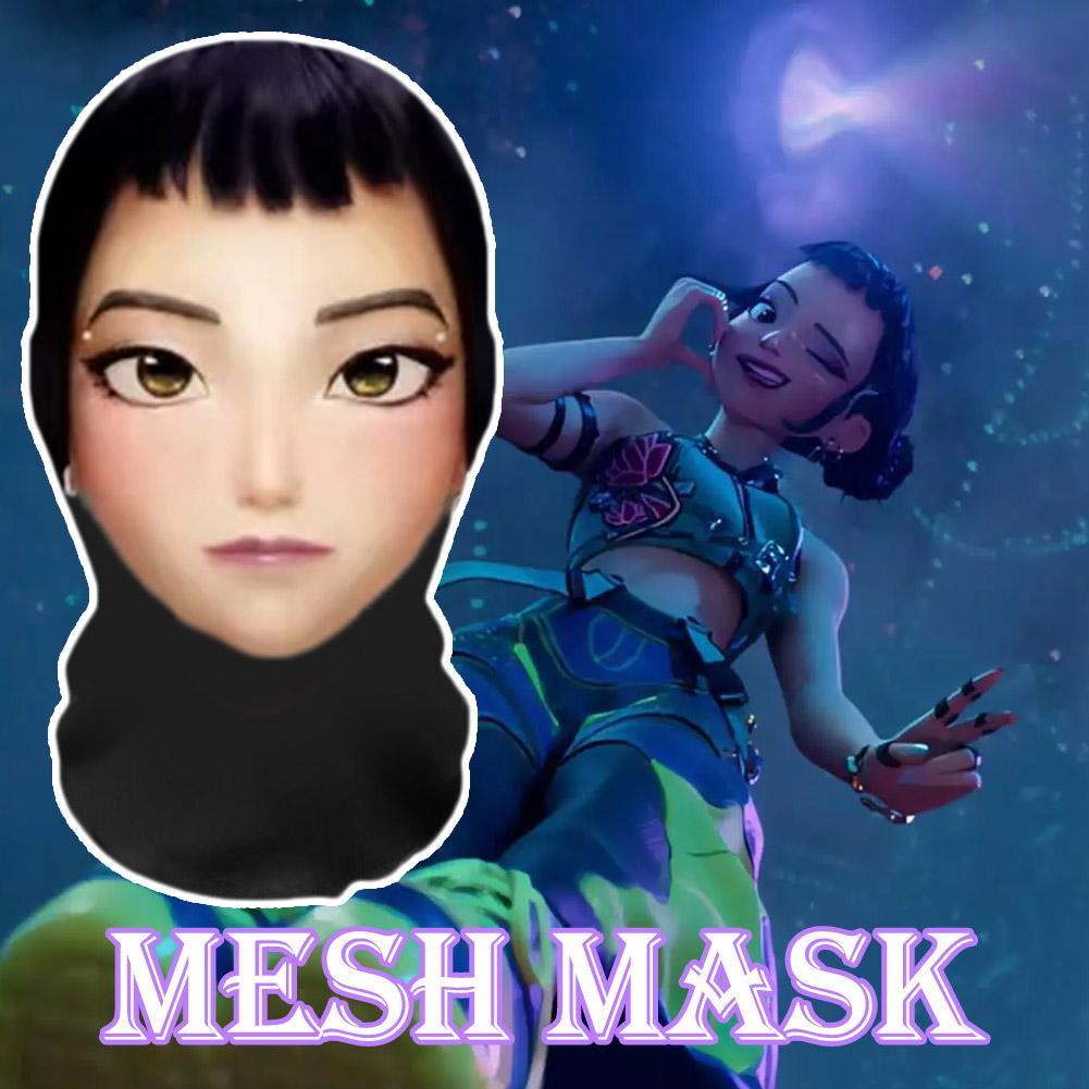 ใหม่ 3d Printwitch Hunters หน้ากากตาข่าย Full Face Mask สําหรับ Unisex คอสเพลย์ Headwear Party H8o8