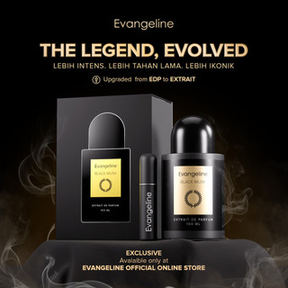 [NEW] Evangeline Black Musk KEMASAN LELABO BOTTLE Extrait De Parfum 30 ML | Wangi Tahan Lama - Wangi Mewah