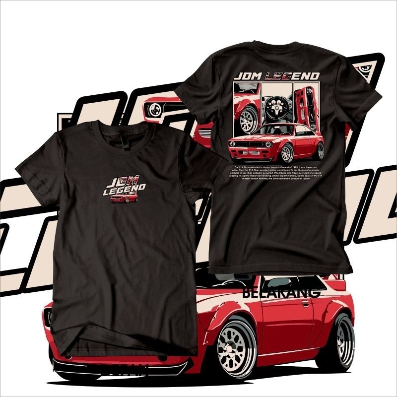 Silvia S14 Boss Car T-shirt Automotive Bodykit
