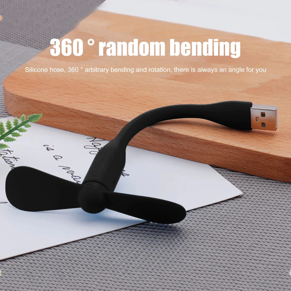 พัดลม USB ขนาดเล็ก แบบพกพาสำหรับ Power Bank คอมพิวเตอร์ โน้ตบุ๊ก thumbnail 8