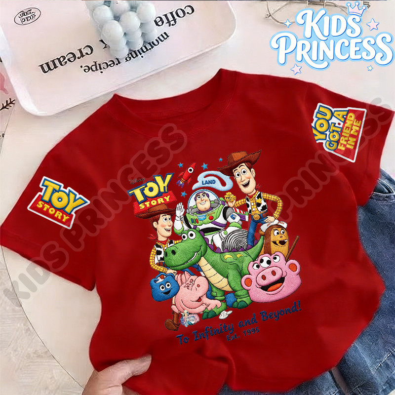 COD KIDS PRINCESS 2026 ตัวละครการ์ตูนแอนิเมชั่น เสื้อที ผ่อนคลาด เสื้อเชิ้ต สำหรับเพศชายและหญิง 90-150CM C99 ราคา ถูกที่สุด ดีลบีเคเค แกลเลอรีภาพที่ 9