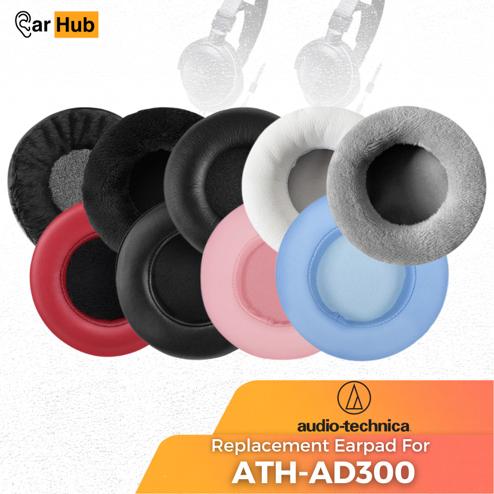 แผ่นรองหูฟัง Earcup Earcushion Audio Technica ATH-AD300 ATH AD300 AD 300 แผ่นโฟม