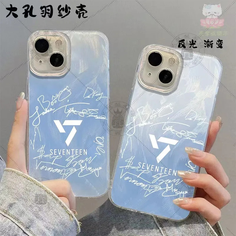 Seventeen ลายเซ็นรุ่น Q เคสโทรศัพท์ Cui Shengche สไตล์เดียวกันสําหรับ Iphone 17 16 15 14 Pro Max 13 