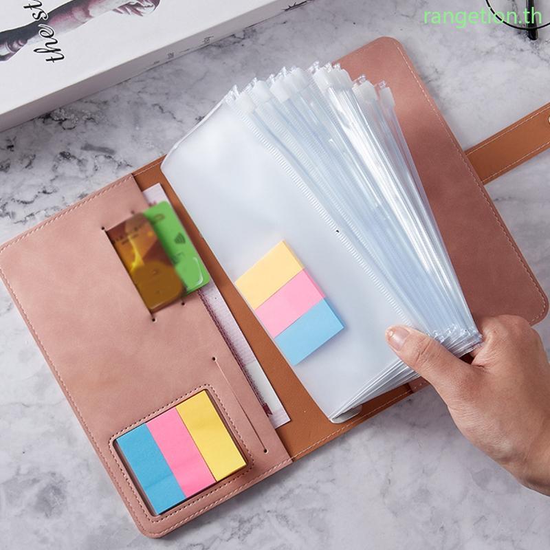 RAN A6 Budget Binder Planner เงินประหยัดสําหรับงบใสเงินสด Budget Organizer