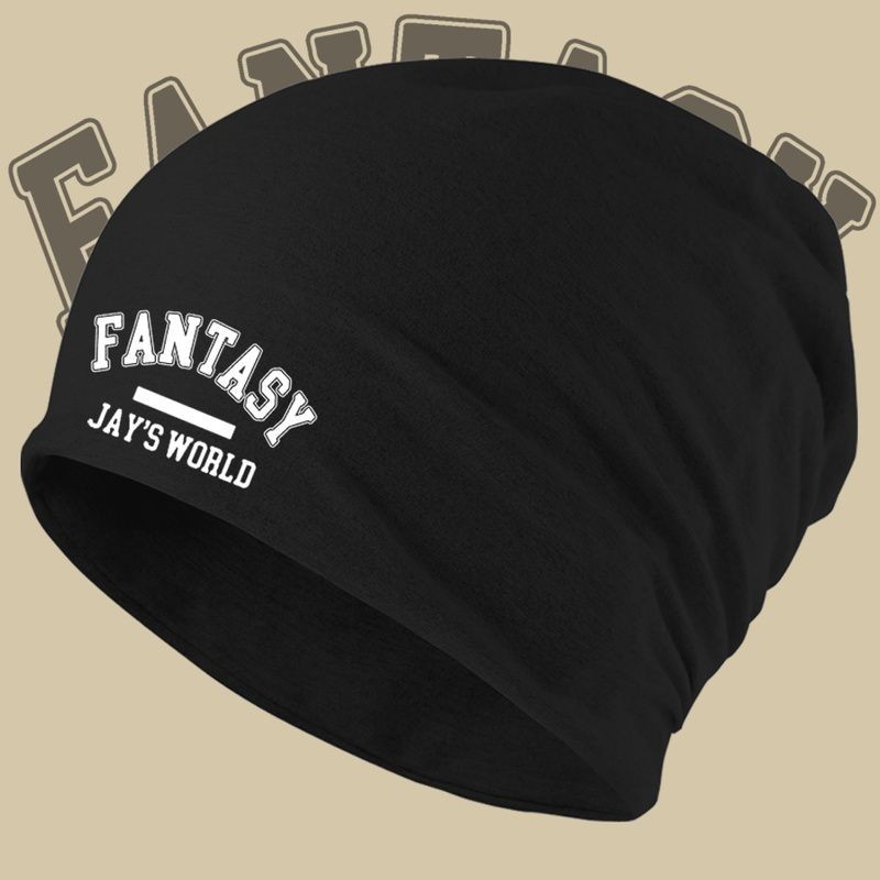 Jay Chou jay jay Fantasy สินค้าอินเทรนด์วัยรุ่นลําลองคู่ผู้ชายผู้หญิง Headscarf#周杰伦jay范特西周边潮留青少年休闲情侣