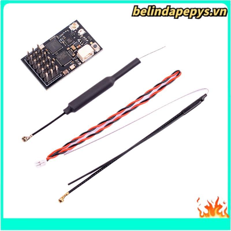XR6P ELRS Dual Band Receiver 2.4G/915MHz 6CH PWM CRSF ExpressLRS Receiver พร้อมเสาอากาศสําหรับ RC FP