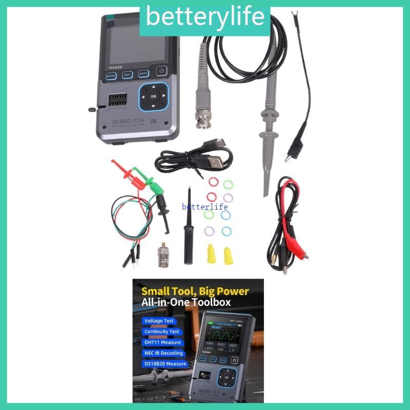 BTF 3 in 1 Digital Oscilloscope DSO-TC4 พร้อม Probe อัตราตัวอย่างแบบเรียลไทม์ 48MSa s