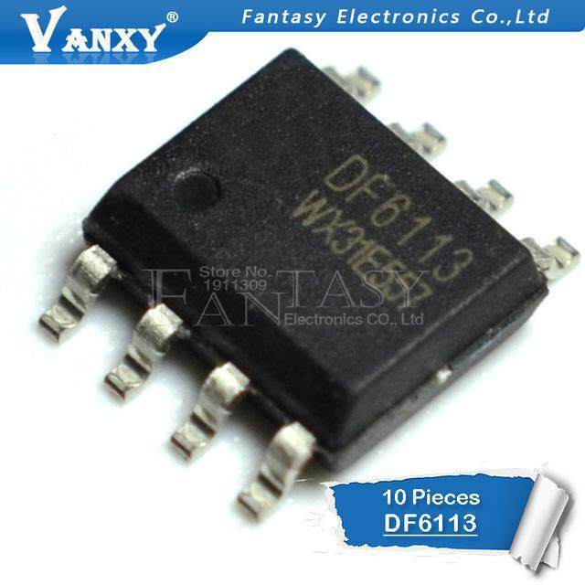 10 ชิ้น DF6113 SOP-8 ZK 6113 SOP8 SOP ใหม่