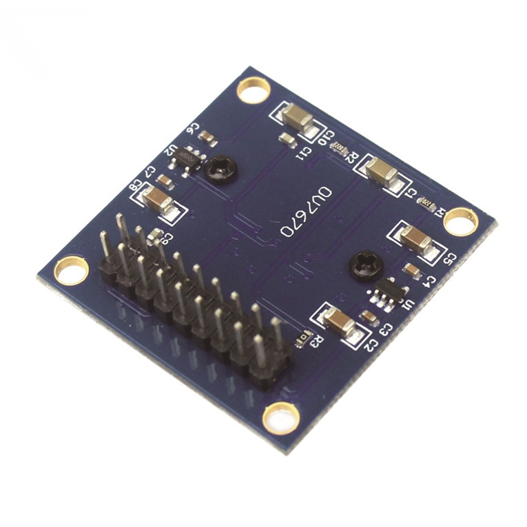 OV7670 โมดูลกล้อง โมดูล OV7670 รองรับ VGA CIF จอแสดงผลควบคุมการเปิดรับแสงอัตโนมัติ active si