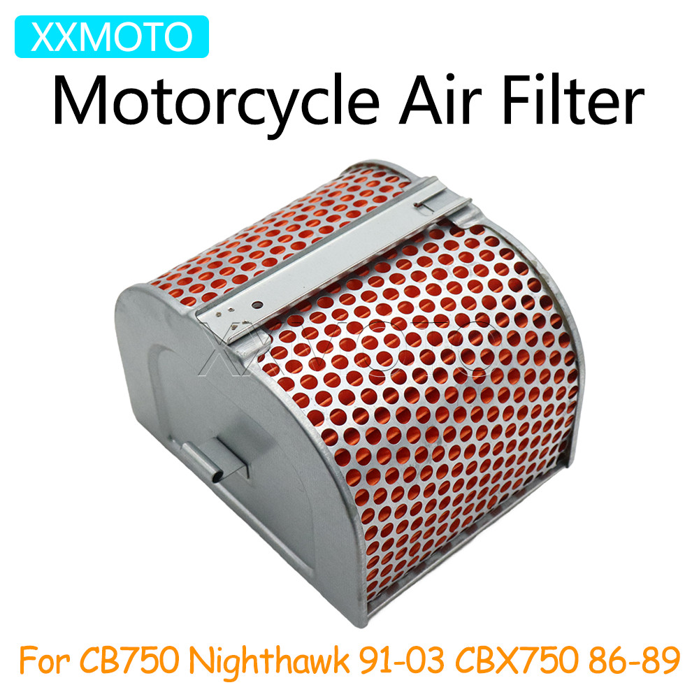 สําหรับ HONDA CB750 Nighthawk 91-03 CBX750 1986 1987 1988 1989 CBX 750 รถจักรยานยนต์กรองอากาศอุปกรณ์