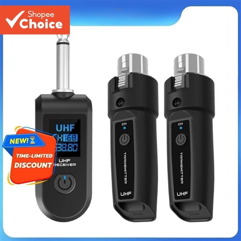 ระบบไมโครโฟนไร้สาย 2.4Ghz เครื่องส่งสัญญาณ XLR UHF และตัวรับสัญญาณสําหรับระบบผสมไมโครโฟนแบบไดนามิก PA K1