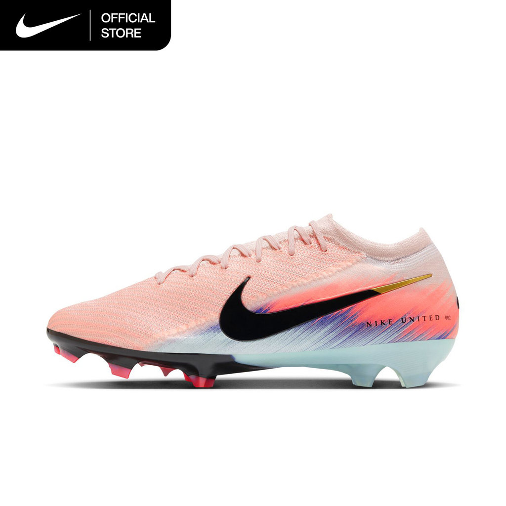 Nike Men's United Mercurial Vapor 16 Elite Firm-Ground Low Top Soccer Cleats - Silt Red [IB2473-600]