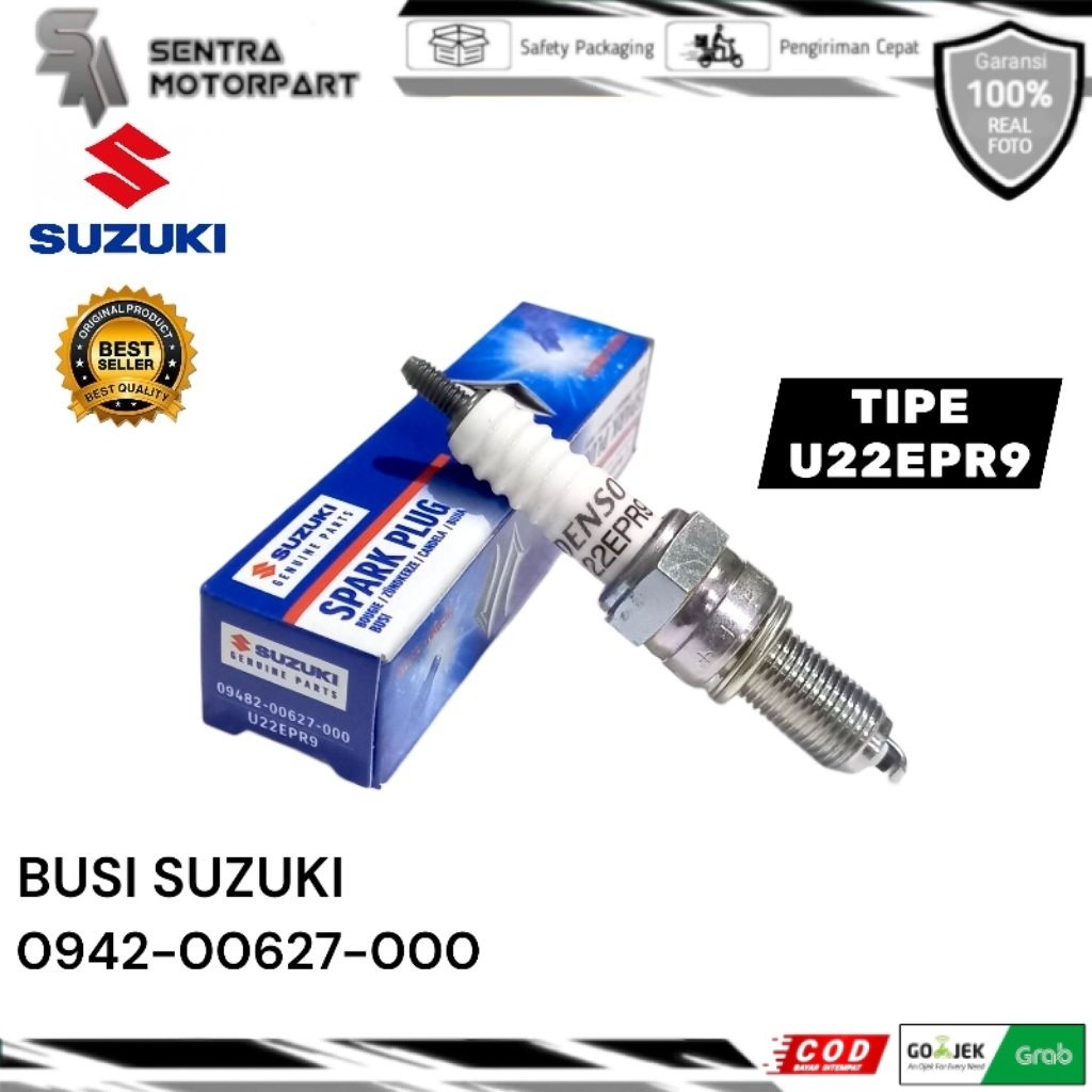 Denso u22epr9 supra x 125 karisma aerox nmax หัวเทียน sgp ดั้งเดิม 0948200627