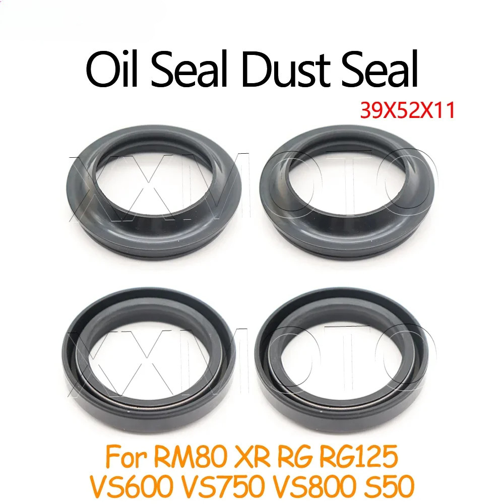 39X52X11 39 52 11 ซีลน้ํามันฝุ่นด้านหน้าส้อม Damper สําหรับ Yamaha Suzuki RM80 XR RG125 VS 600 VS750