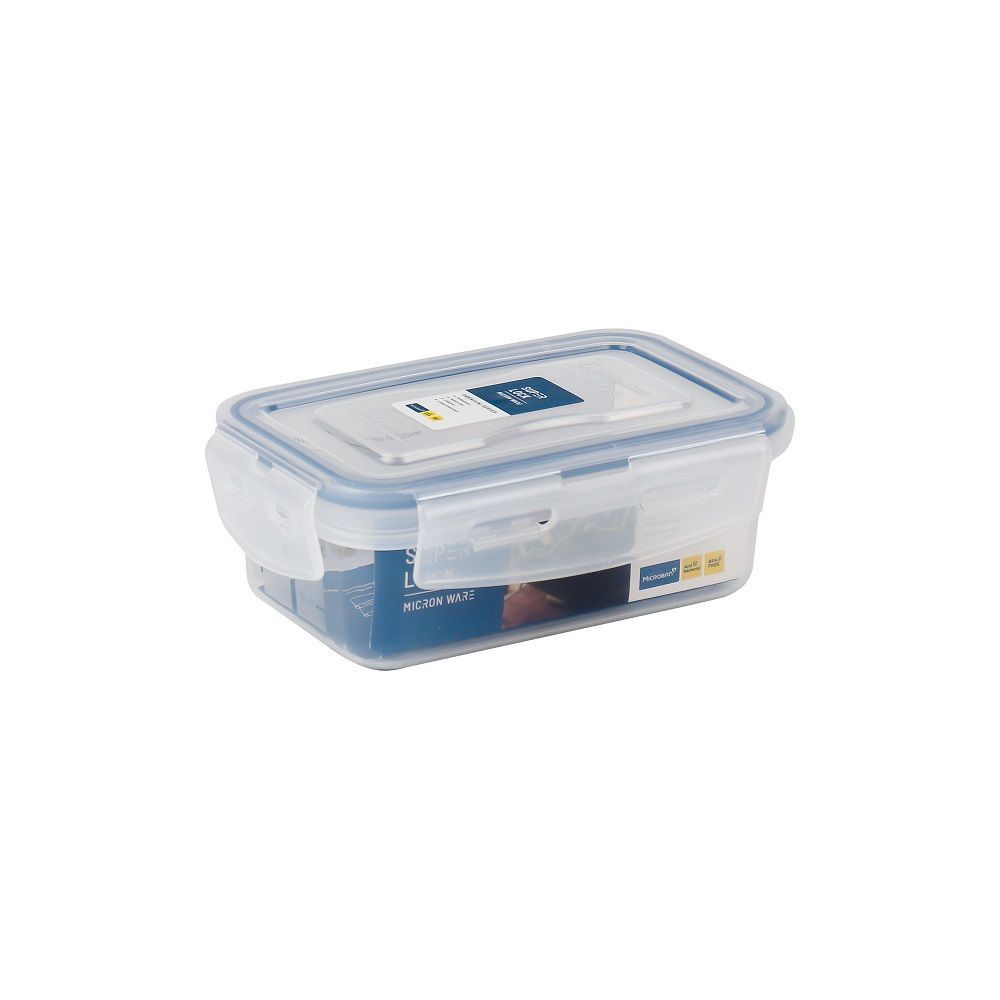[สินค้าส่งด่วน]  SUPER LOCK กล่องอาหารเหลี่ยมพลาสติก400ML SUPER LOCK FOOD CONTAINER 400ML