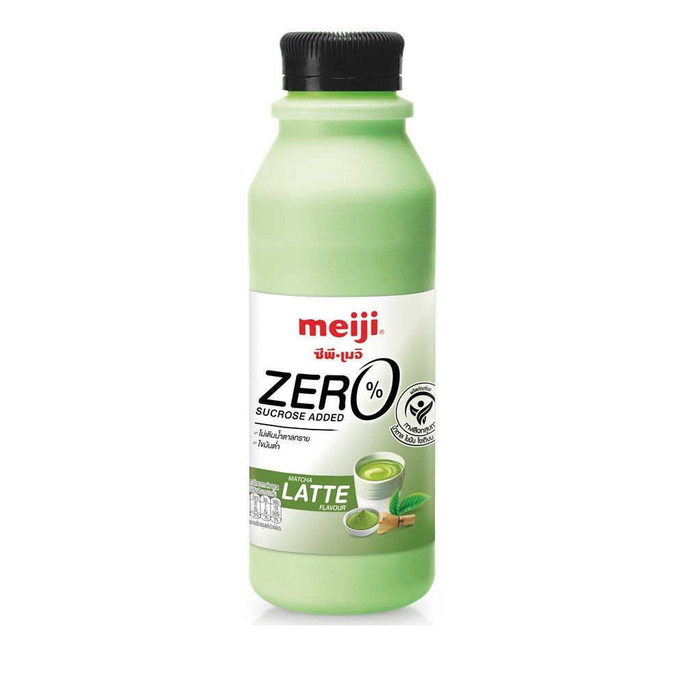 [สินค้าส่งด่วน] เมจิ นมสดรสมัทฉะลาเต้ ไม่เติมน้ำตาลทราย 450 มล. MEIJI MIKL MATCHA LATTE 0% SUCROSE 450 ML