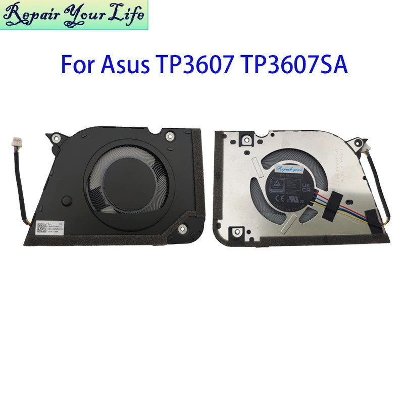 แล็ปท็อป Cooling CPU พัดลมสําหรับ ASUS Vivobook 16 Flip TP3607S TP3607SA TP3607 Cooler หม้อน้ําพัดลม