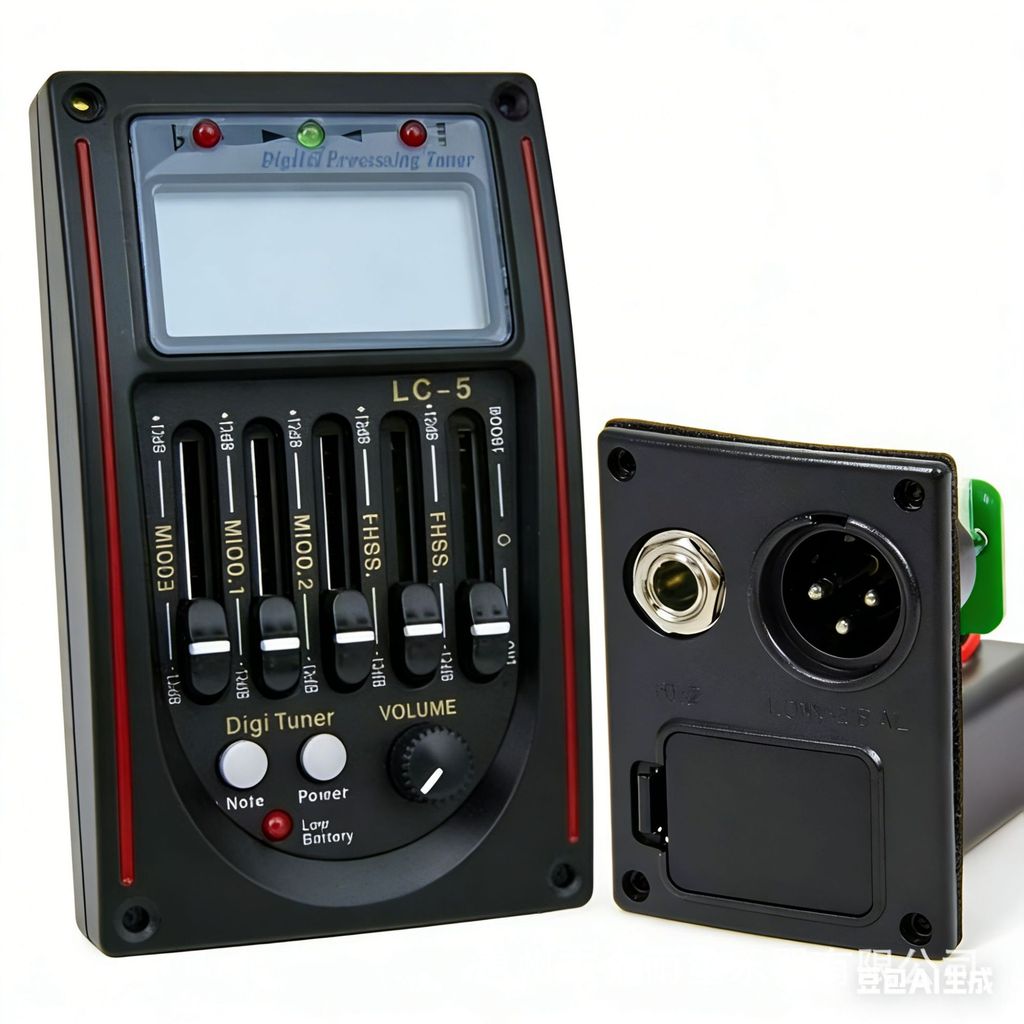 กีต้าร์โปร่งพื้นบ้าน EQ Pickup Two-Segment Three-Segment Four-Segment กล่องไฟฟ้า Pickup Balancer Gui