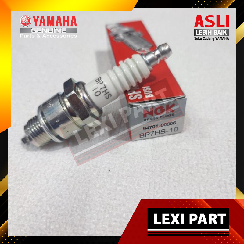 NGK BP7HS-10 F1ZR FIZR F1 RX King RXS YT-115 2T หัวเทียนเดิม 94701-00006