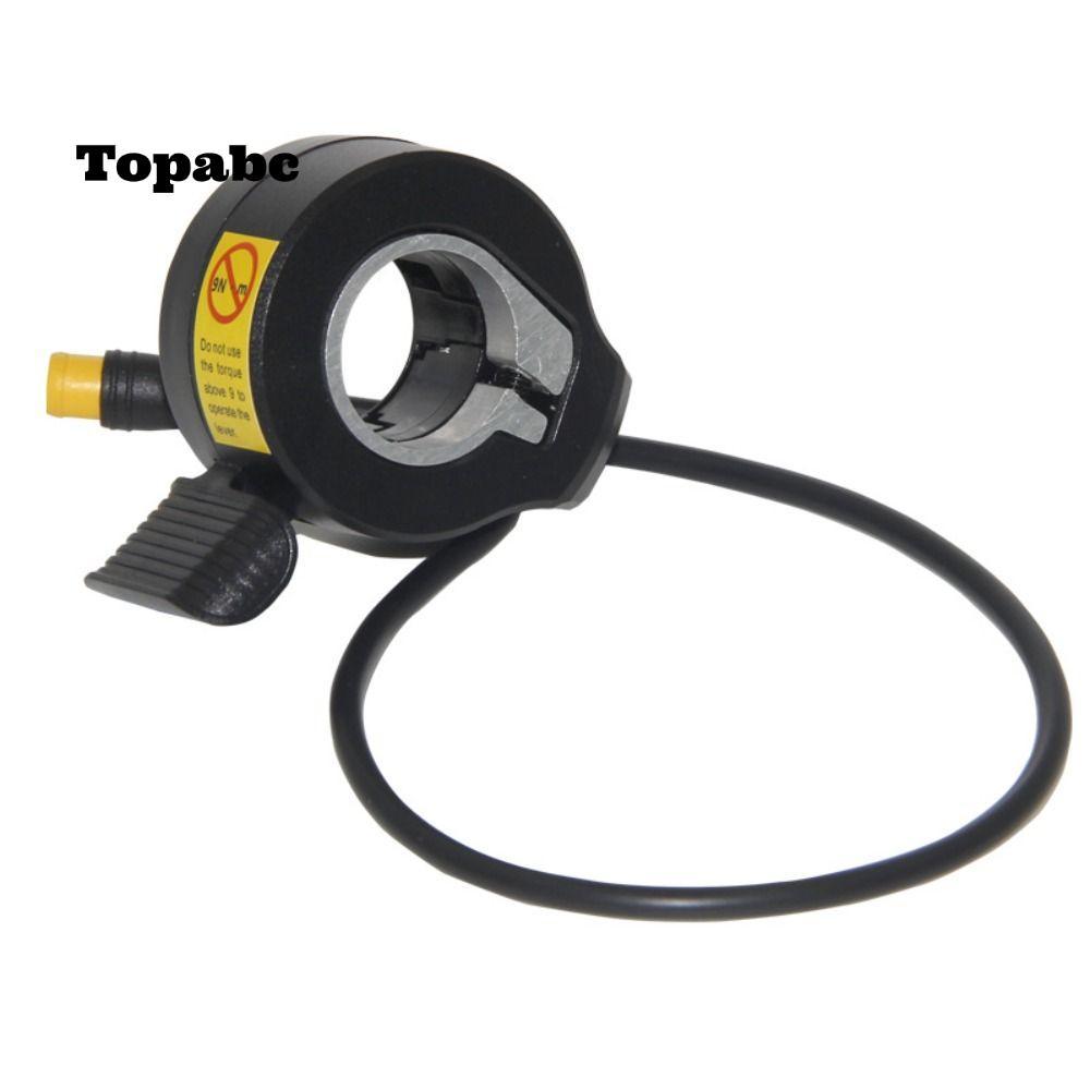 TOPABC Finger Thumb Throttle,สีดํากันน้ําEbike Thumb Throttle,พลาสติก 24V 36V 48Vกันน้ําเชื่อมต่อขี่
