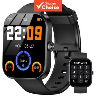 Full-touch Smartwatch, Wireless Call, Remote Camera, 100+ Sport Modes, Step Counter, Music Player, HD Display, Men/women, Holiday Gift