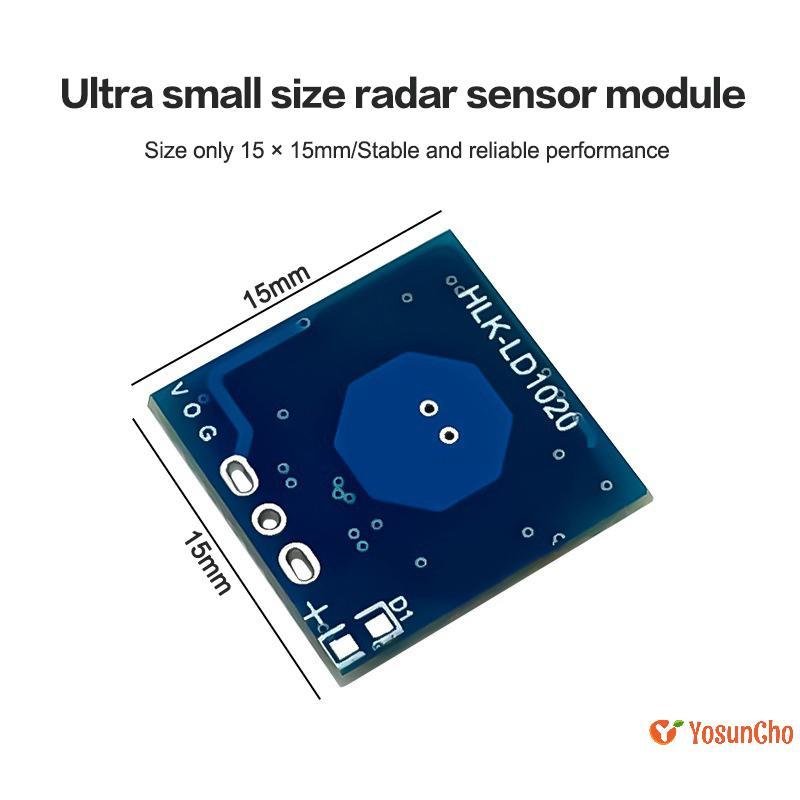 YosunChoker] 1/3/5 ชิ้น LD1020 10G ไมโครเวฟ Induction Radar โมดูลอัจฉริยะ Human Perception Sensor สว