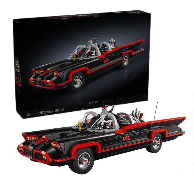ใช้งานร่วมกับ Lego Superhero 76328 Batman TV Series Batmobile รถ Building Block ของเล่นของขวัญ