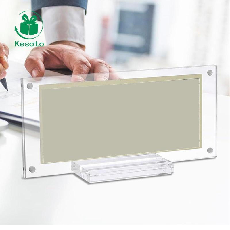 [Ehoyoxa] Magnetic Acrylic Dollar Bill Display Frame ทนทานแบบโปร่งใสสําหรับคอลเลกชันโฮมออฟฟิศ