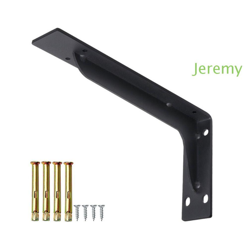 JEREMY1 ขายึดชั้นวางลอย, ขายึดชั้นวางขาตั้งกล้องรูปตัว L 6-18IN, ชั้นวางของรองรับติดผนังโลหะ Heavy D