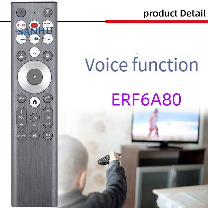 สําหรับ ERF6A80 เสียงรีโมทคอนโทรลสําหรับ A7 U8 Series 4K สมาร์ททีวีการเชื่อมต่อบลูทูธ