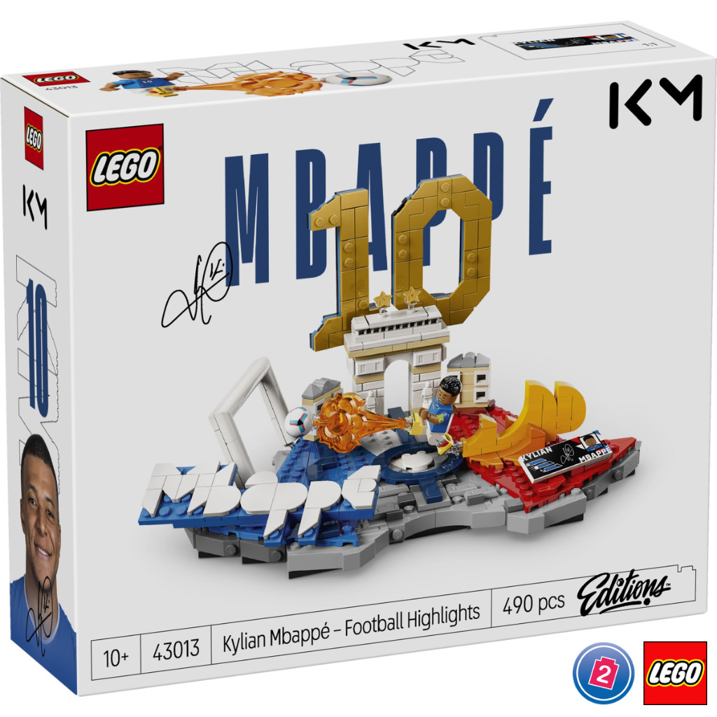 เลโก้ LEGO Exclusives Editions 43013 Kylian Mbappé – Soccer Highlights