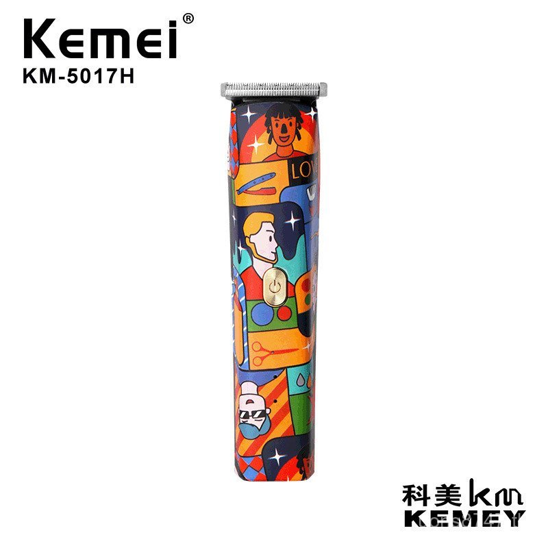 ขายส่งตัดผม Hairdressing กรรไกร km-5017h ปัตตาเลี่ยนผม Cross-Border โกน Push แกะสลัก Handy เครื่องมื