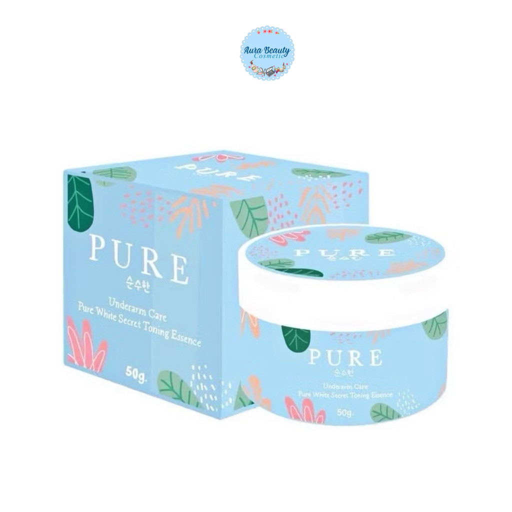 Pure Underarm Care Pure White Secret Toning Essence 50g ครีมทารักแร้ ครีมทาเฉพาะจุด ครีมเพียว