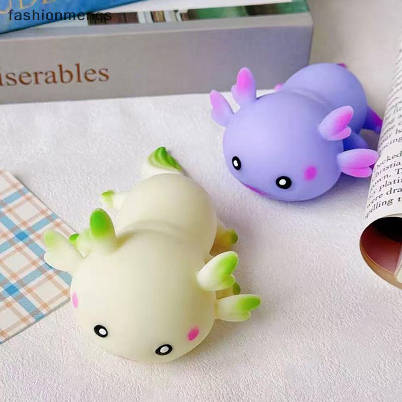 (GOOD) Axolotl Squishy ของเล่น 1 ชิ้นน่ารักช้า Rising Sensory ความเครียดบรรเทา Fidget ของเล่นบีบนุ่มสําหรับของขวัญห้องเรียน (ใหม่)