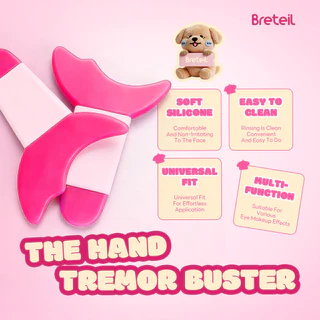 Breteil อุปกรณ์ช่วยเขียนอายไลเนอร์ - เข้ากับรูปทรงดวงตาและเหมาะสำหรับใช้เขียนอายไลเนอร์ เขียนใต้ตา และปัดมาสคาร่า BR-S02
