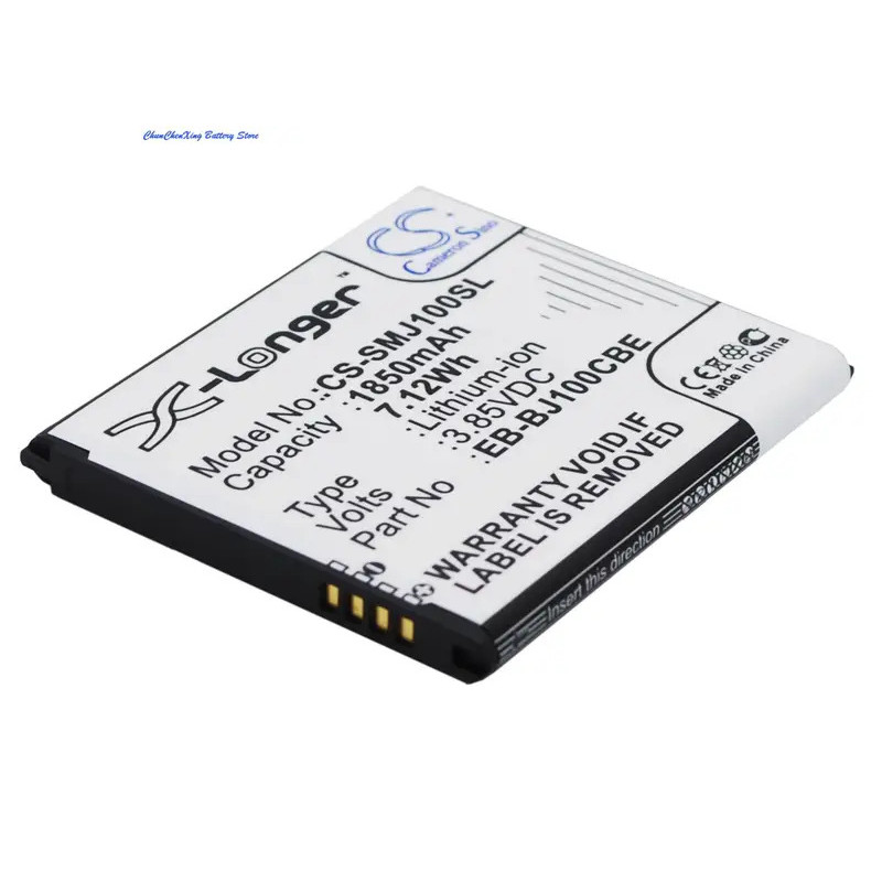 CS-SMJ100SL 1850mAh แบตเตอรี่ EB-BJ100BCE,EB-BJ100CBE สําหรับ Samsung Galaxy J1,SM-J100D,J100F,J100F