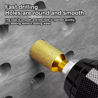 [MT] 1/2/3/4 ชิ้น Diamond Core Bits ด้ายเจาะแห้งหกเหลี่ยม Shank Core Hole Saw สําหรับกระเบื้องเซรามิกหินแกรนิตหินอ่อนบดหัว