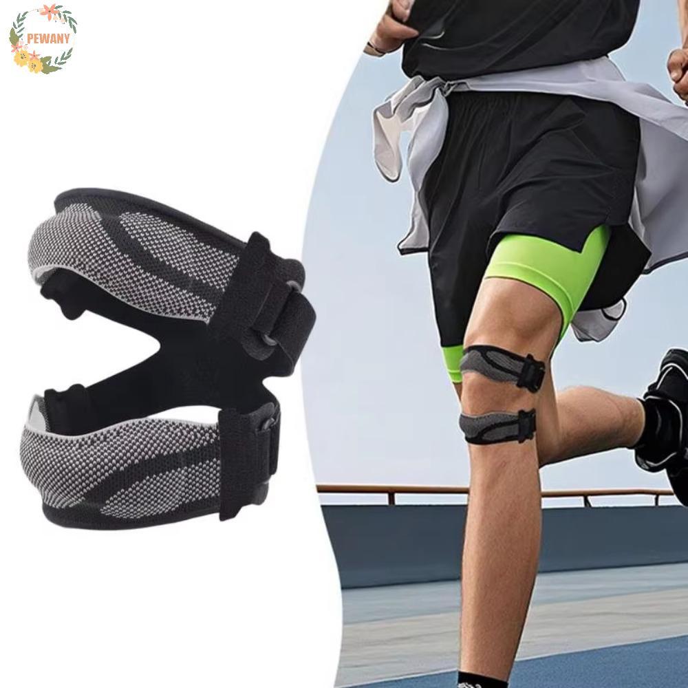 PEWANY Patella Tendon สายรัดเข่า, ปรับสบาย Patella ป้องกัน Band, กีฬาป้องกันข้อต่อ Protector ยืดหยุ่นสูงเข่ากีฬาเข่ารั้งฟิตเนส