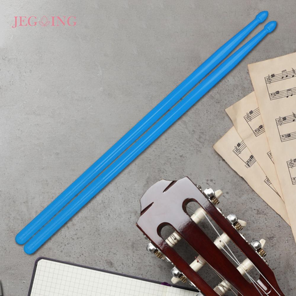 5A Luminous Drum Stick Glow In The Dark Fluorescent Drum Stick Reusable Light Up Drum Sticks เครื่อง