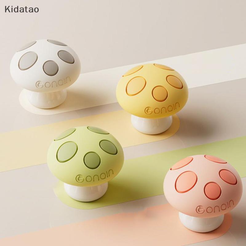 Kidatao เห็ดรูปห้องน้ํา Flush ปุ่มซิลิโคน 2 ชิ้นเปลี่ยนทําความสะอาดง่ายสําหรับเด็ก Guest Restroom ใหม่